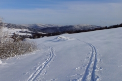 Widok ze stoków Wierchu Nad Tysowym.