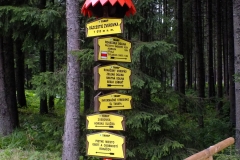 Węzeł szlaków Zverovka.
