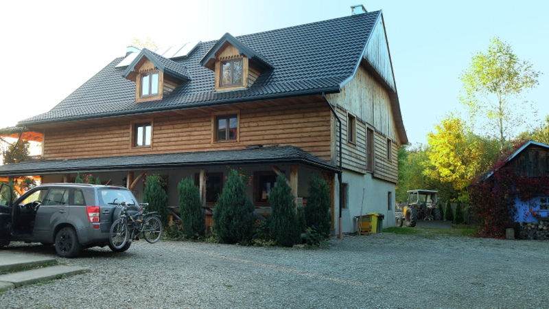 agroturystyka Zakucie w Daliowej.